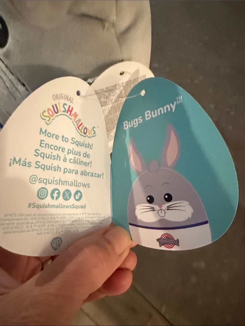 Squishmallows Bugs Bunny — Official Pet Toy